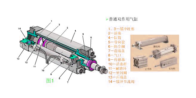 活塞及活塞桿密封圈整體結構圖