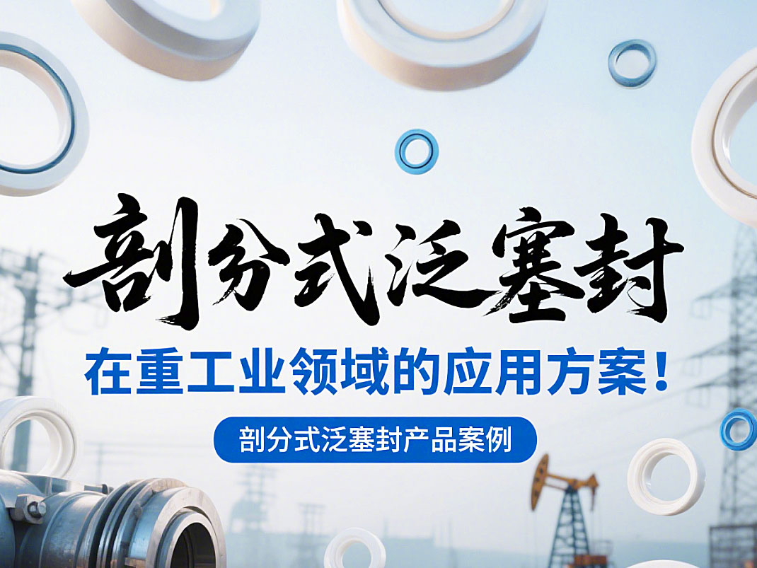 剖分式泛塞封產(chǎn)品案例 ? 在重工業(yè)領(lǐng)域的應(yīng)用方案！