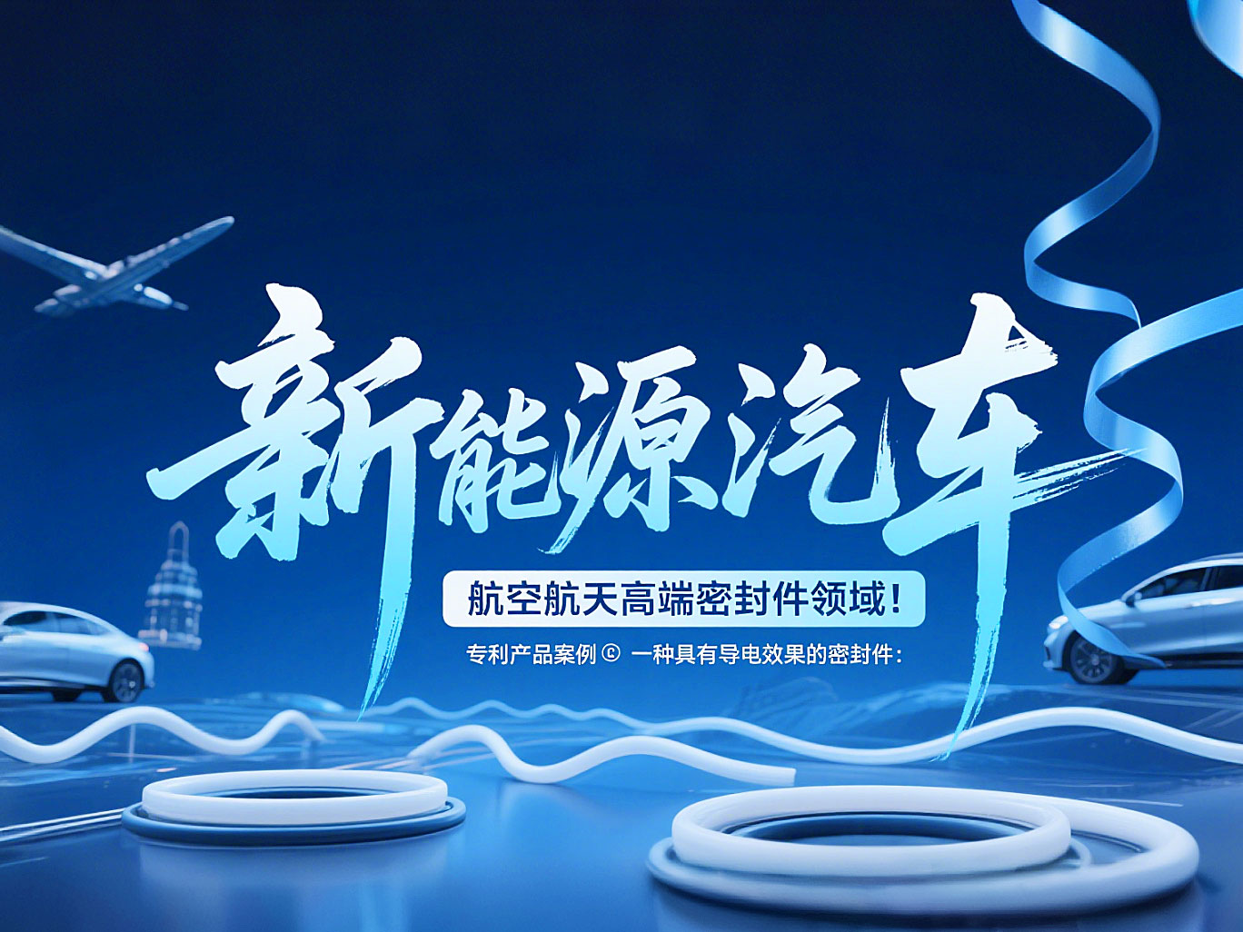 專(zhuān)利產(chǎn)品案例 ? 一種具有導(dǎo)電效果的密封件：新能源汽車(chē)+航空航天高端領(lǐng)域！