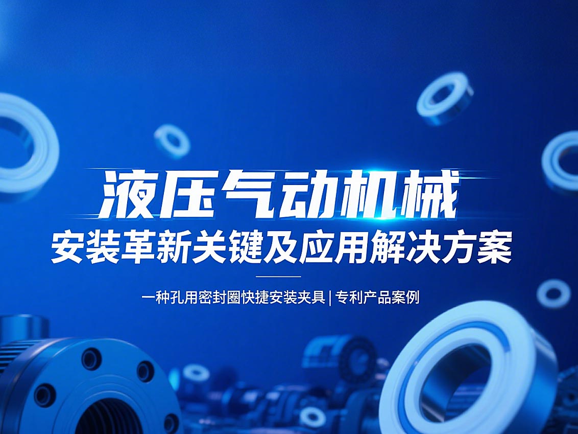 專利產(chǎn)品案例 ? 一種孔用密封圈快捷安裝夾具：液壓氣動機(jī)械的革新安裝工藝關(guān)鍵及應(yīng)用解決方案！