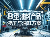 B型四氟油封產品解決方案丨高動態密封在液壓設備與標準油缸的應用！?